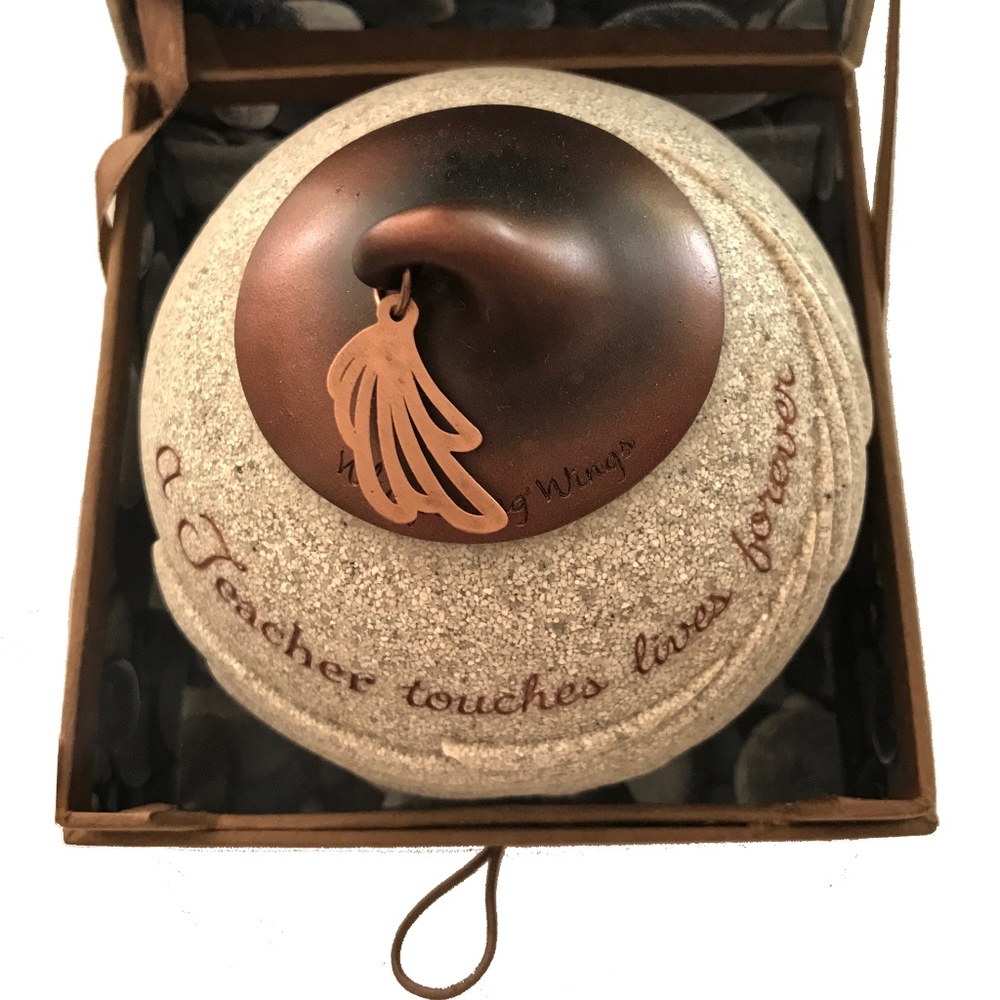 NWOT WHISPERING WINGS TEACHER'S CANDLE GIFT